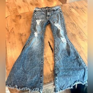 GJG denim bellbottoms